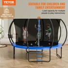 12 Ft Heavy Duty Trampoline With Jumping Mat And Spring Cover Padding 400 Lbs
