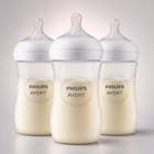 Philips Avent Natural Baby Bottles 11oz 330ml 3 Pack 3m  Anti-colic Bpa Free