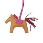 Hermes Rodeo Bag Charm Pm Agneau Milo Leather 064929ca Gold Rubis Rose Pourpre