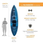 Lifetime Kenai Sit-on-top Kayak Lightning Fusion  2 Pack  Free Shipping