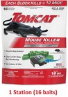 Mouse Mice Rat Killer Blocks Bait 16 Poison Rodent Station Trap Control 0 5-oz 