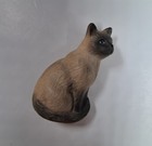 Vtg Hand Painted Ceramic Fridge memo locker Magnets  X-strong Magnet  3d Cat