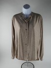 Braniff International Airlines Stewardess Attendant Halston Uniform Blouse Snag