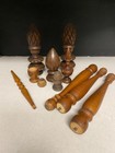 11 Vintage Assorted Finials legs spindles
