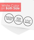 50 Pack 12x12 White Frame Backing Boards Photo Art Print Backer Sheets Craft