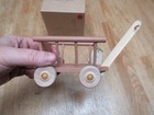 Maileg Micro Dusty Rose Wood Wagon