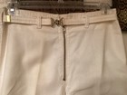 Vtg 70 s Rag City Blues Los Angeles Flare Jeans Zipper Front Belt 29   wx32   l Sz 8