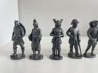 Lot Of 12 Rare Vintage Kinder Surprise Metal Warrior Figures 70   s 80   s