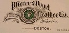 1913 Pfister   Vogel Leather Co Letterhead Re No Inventory Boston 