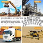 64pcs Hydraulic Jic Cap   Plug Fittings Kit an Assortment Hydraulic Fitting Set