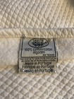 Laura Ashley Euro Pillow Sham Waffle White blue Floral French Country