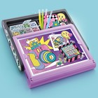 Style 4 Ever Diamond Art Studio  3 In 1 Led Case With Light Up Board  Create    