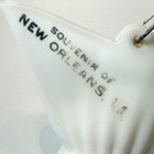 New Orleans La Louisiana Antique Depression Glass Souvenir Trinket Coal Bucket