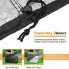 Bbq Gas Grill Cover Barbecue Waterproof Outdoor Heavy Duty Uv Protection 57 67in