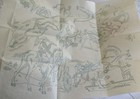 Vtg 40s Laura Wheeler 953 Cowboy Motifs Western Embroidery Transfer Pattern Unct