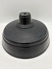 Vintage 15    Black Industrial Aluminum Light Fixture Shade Gas Station Barn Shed