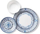 Corelle Vitrelle 18-piece Service For 6 Dinnerware Set  Triple Layer Glass And C