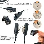 Maximalpower Headset Earpiece Ptt Mic 2 Pin 1 Pair Earmold For Motorola Radio