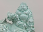 Rare  Chinese Porcelain Inverted Cadogan  Wine Teapot 