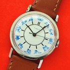 Timex Zodiac Star Sign Watch Ultra Rare Dial 34mm Vintage 160522471 Mens Swiss