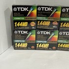 Lot Of 105 Tdk High Density 3 5  1 44 Mb Formatted Floppy Disks Sony 3m Sealed