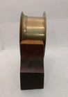 Quartz Ship s Time Clock  Brass  Porthole Style  Tested Works  Aa Battery