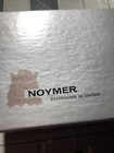Vintage Noymer Usa Manicure Set Nail Grooming Kit Brown Pebble Leather  6