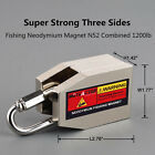 Strong Three Sided Fishing Magnet Kit Combined 1200bls N52 Metal Hunting
