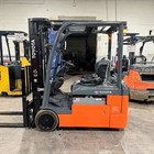 2021 Toyota 8fbe20u 4000lb Used Forklift Triple Mast Sideshift 5869 Hours