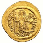Coin Byzantine - Maurice Tiberius - Gold Solidus - Constantinople - 3rd Officina