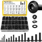 Durable Metric Screw Assortment - 2200 Pcs In Hex Socket  Ideal For Diy Projects
