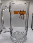 Vintage 1990 s Hooters Restaurant Heavy Duty 24 Oz Glass Beer Mug Stein Owl Logo