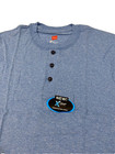 Hanes Tagless Short Sleeve T-shirt Comfort Cotton Soft Plain Blue Tee Mens  S