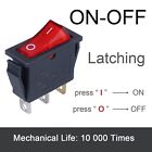 2pcs Rocker Switch Ac110v 120v 20a Light Illuminated On-off 3 Pins 2 Position