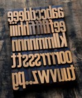 Letterpress Printing Blocks Type Vintage Printer Letter Typography Antique Old 