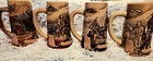 Vintage Miller Birth Of A Nation Beer Stein Complete Set Of 4