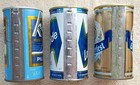 3 Different Empty Canadian Beer Cans - Straight Steel Vintage Canada