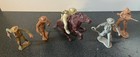6 Marx Western Town Playset Cowboys Roy Rogers W-horse  Gunfighter  3 Cowboys