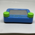 Pocket Etch A Sketch Blue W  Red Screen Ohio Art Travel Size