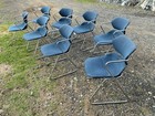 Vintage Mid Century Modern Acton Stacker Side Chairs Set Of 8
