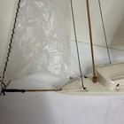 Vintage Pond Yacht Model Sailboat Vessel Boat Collectible Nautical Home Decor