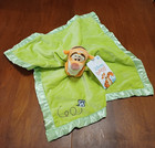 Security Blanket Disney Baby Winnie The Pooh Tigger Orange Green  Lovey Toy New