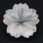 8 98cts Genuine Natural Rose Quartz 14mm Flower Carving Gemstone From Brazil