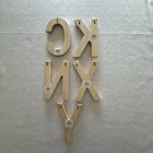 Nwt Letter C K N X Y Wood Wooden Sign Wall Hanging Picture Diy Craft 8x6x1