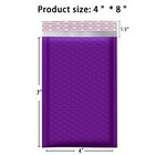  000 4x8  4x7  Poly Bubble Padded Envelopes Mailers Shipping Bag Purple 500 Pcs