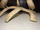 Inuit Art Eskimo Carving Carved Birds Cranes Family Big