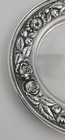 Stieff Rose Repousse Sterling Silver Plate  525