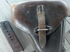 Original German P38 Hardshell Clamshell Holster 1942 Hft Magazine Mag Wwii Ww2