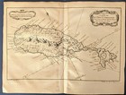 Bellin St Kitts Map 1758 Isle St Christophe Caribbean West Indies Engraving