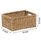 Wicker Baskets  large  Seagrass  1pc  Rattan Storage Baskets For Shelves  Wov   